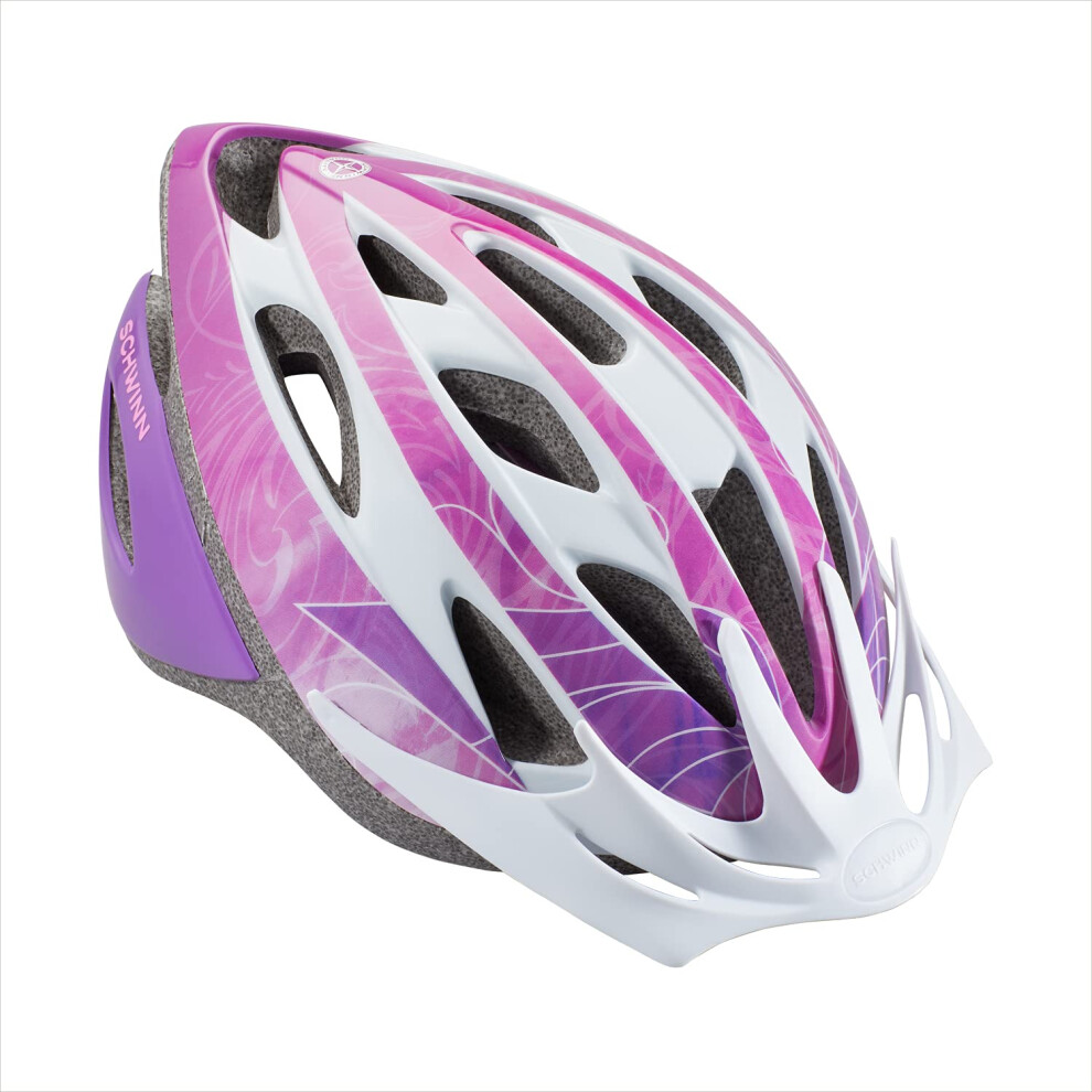 Schwinn Thrasher Kids Bike Helmet  Boys And Girls  Fits 50 - 54cm Circumference  Ages 5-8 Year Olds  Lightweight  Detachable Visor  CPSC Safety Certif