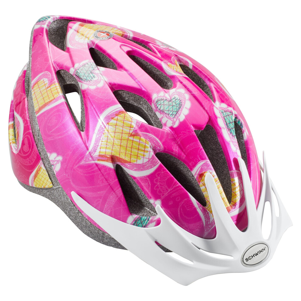 Schwinn Thrasher Kids Bike Helmet  Boys And Girls  Fits 50 - 54cm Circumference  Ages 5-8 Year Olds  Lightweight  Detachable Visor  CPSC Safety Certif-image-OPC-PGSJR2K-NEW