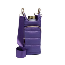 WanderFull Original HydroBag | Quilted Water Bottle Holder Crossbody Bag with Pockets and Strap | Carry 32 oz Water Bottle Tumbler Phone Purse