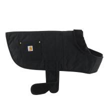 Plaszcz Carhartt Firm Duck Insulated Dog Chore Wytrzymala kurtka odporna na warunki atmosferyczne na zimne i wietrzne warunki Bez PFAS (czarna) Sredn
