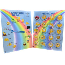 Spot Think Spot So cosa fare sentimenti Poster Poster Autismo elementare e ADHD aiuta i bambini a identificare gli stati d'animo e fare scelte positi