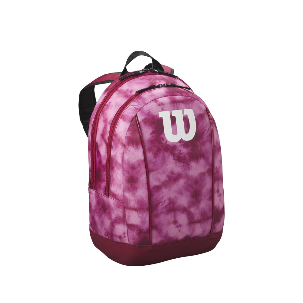 WILSON Junior Tennis Backpack - Holds up to 2 Rackets  Pink/Red