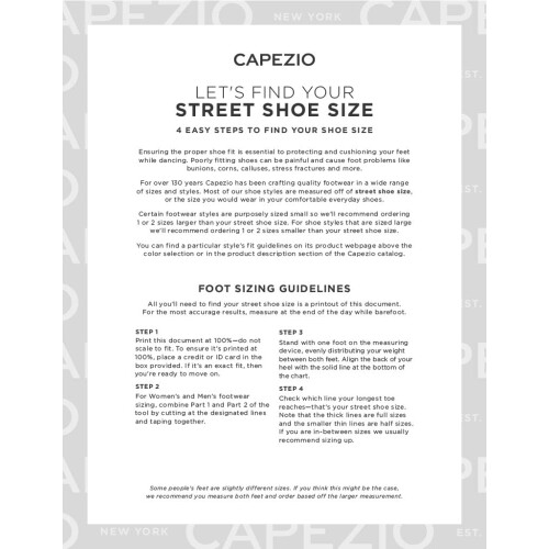 Capezio Scarpe Jazz Slip-on E Series da Donna, Nero, 16 2