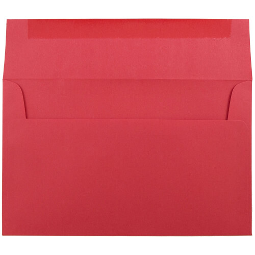 JAM PAPER A10 Colored Invitation Envelopes - 6 x 9 1/2 - Red Recycled - 50/Pack 1