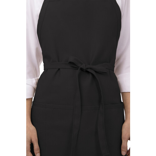 Chef Works Unisex Three Pocket Apron Black One Size (2 Pack) 1
