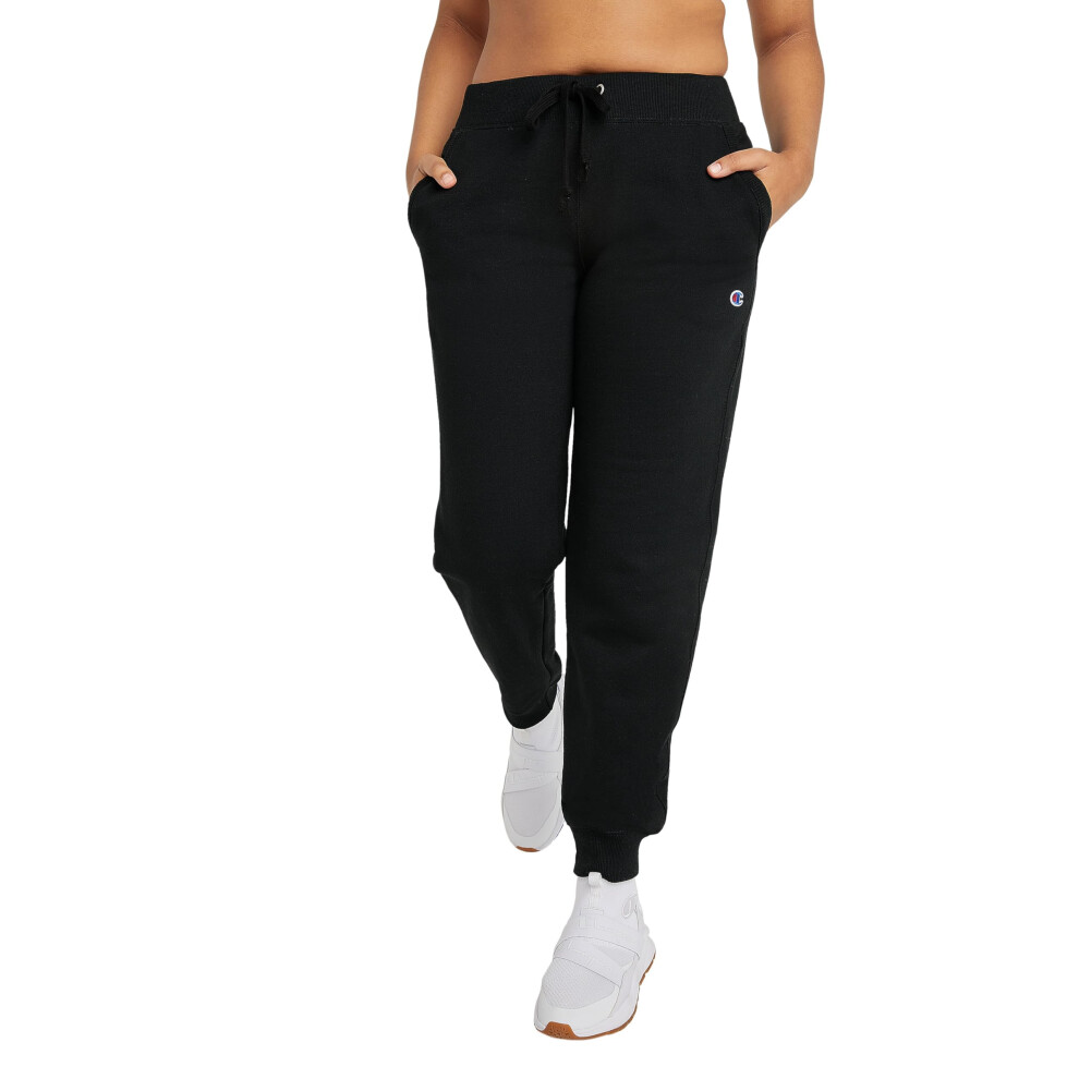 Champion womens Jogger Sweatpants  Powerblend Fleece Joggers  Best Jogger for Women  29"""" Sweatpants  Black  X-Small US