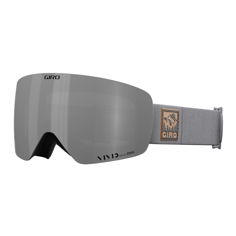 Giro Contour Rs Ski Goggles - Snowboard Goggles For Men Women And Youth - Carbon Vista View Strap With Vivid /Vivid Infrared Lenses Onyx