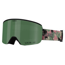 Gafas de esqu de eje de giro - gafas de snowboard para hombres y mujeres - correa de mrmol verde con envidia vvida/lentes infrarrojos vvidos