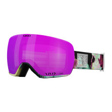 Giro Artculo II Gafas de esqu - Gafas de snowboard para hombres Mujeres y jvenes - Correa de materia oscura con lentes infrarrojas de color rosa v