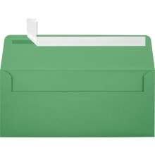 LUXPaper #10 Business Konvolutter | Peel & Press | 4 1/8"""" x 9 1/2"""" | Holiday Green | 80 lb. Tekst | 50 Antal