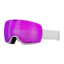 Giro Artculo II Gafas de esqu - Gafas de snowboard para hombres Mujeres y jvenes - Correa blanca de dicha con lentes de infrarrojos rosa/vvido v