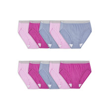 Slip intimo da donna in cotone Eversoft di Fruit of the Loom, senza etichette e traspirante, disponibile in confezione da 10 taglie forti, i colo