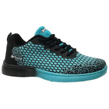 Pyramid Women's Path Lite Seamless Mesh Bowling Shoes - Black/Teal Size 6.5