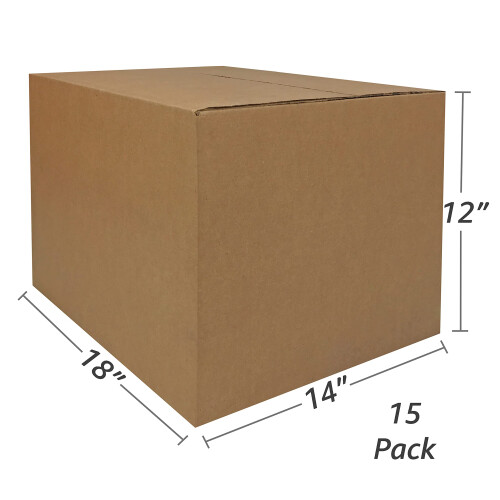 UOFFICE Moving Boxes Bundle  Medium Boxes 15  Medium Corrugated Moving Boxes  Cardboard Boxes For Storage  Packing & Moving  Packing Supplies  Storage 1