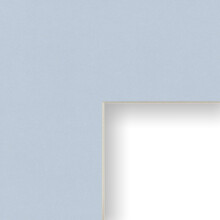 Craig Frames B534 16x20-Inch Mat Single Opening for 11x14-Inch Image Fountain Blue with Cream Core