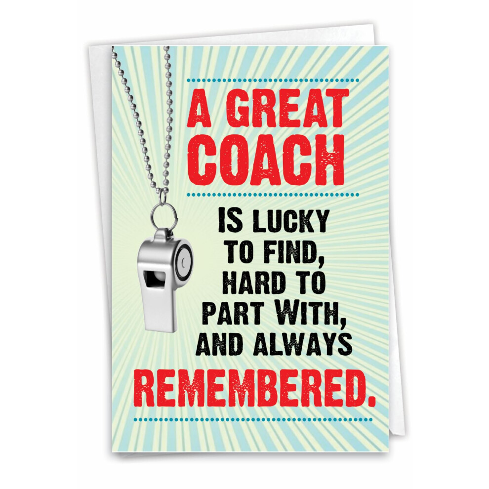 Nobleworks C3126TYG - Biglietto Di Ringraziamento Con Busta, Motivo: Gratitude From The Sports Player C3126TYG-image