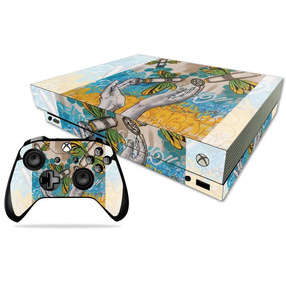 MightySkins Skin Compatible with Microsoft Xbox One X - Capture | Protective  Durable  and Unique Vinyl Decal wrap Cover | Easy to Apply  Remove  and-image-OPC-PGSKHJT-NEW