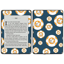 MightySkins Skin Compatible with Amazon Kindle Paperwhite 2018 (Waterproof Model) - Mini Galaxy Bots | Protective Durable and Unique Vinyl Decal wr