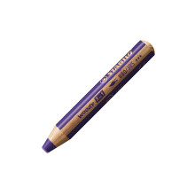 STABILO Multi-talented Pencil woody 3-in-1 - Single Pencil - Violet