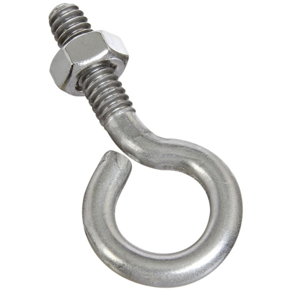 National Hardware N221-572 2161Bc Eye Bolt In Stainless Steel 1/4"""" X 2"""" 038613191211
