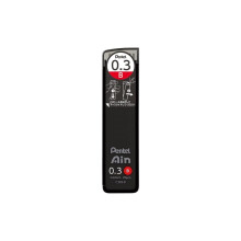 Pentel Ain Leads Refill for Mechanical Pencil | 0.3 mm | B | 25pcs