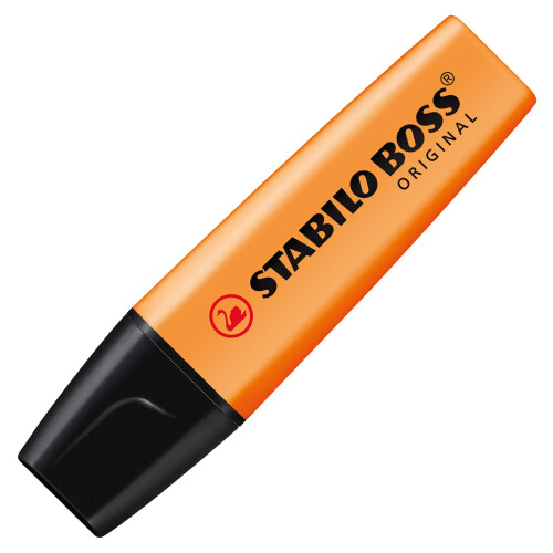 Marcador STABILO Boss Original, Laranja, 5mm