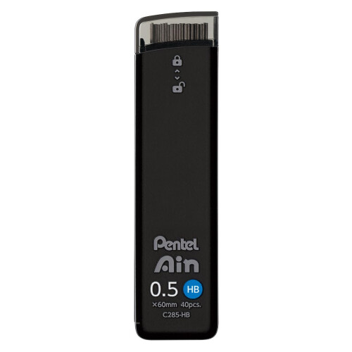 Pentel Mine Pentel Ain pour porte-mines HB C285-HBO 0,5 mm 2
