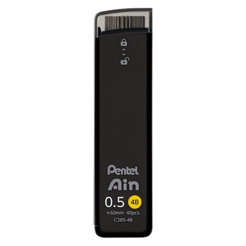 Pentel Mine Pentel Ain pour porte-mines 0,5 mm 4B C285-4BO 2