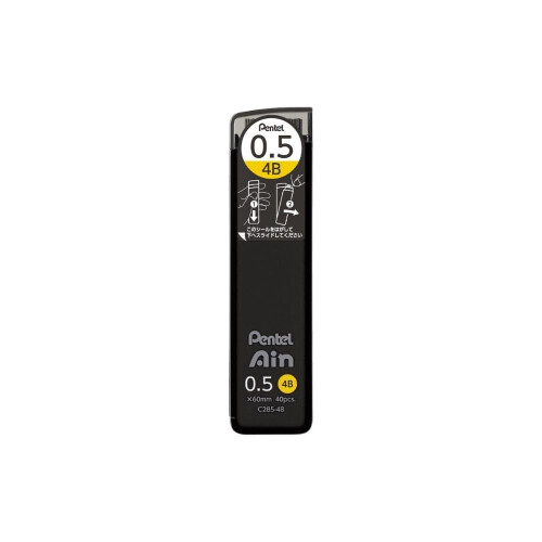 Pentel Mine Pentel Ain pour porte-mines 0,5 mm 4B C285-4BO