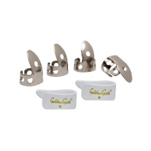 Golden Gate GP1-3W Tummen & Finger Pick Pack - Rostfritt stl/Vit - Medium