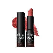 Batons Glitter Rosa Longa Duração À Prova D'Água Brilho Metálico