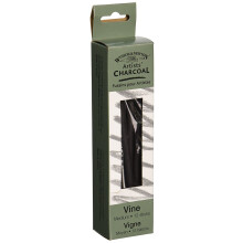 Winsor & Newton kunstner Vine Charcoal Sticks Medium Box med 12 pinde