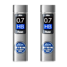 Pentel Ain Stein Mechanical Pencil Lead 0.7mm HB 40 Leads (C277-HB)- 2 PACK