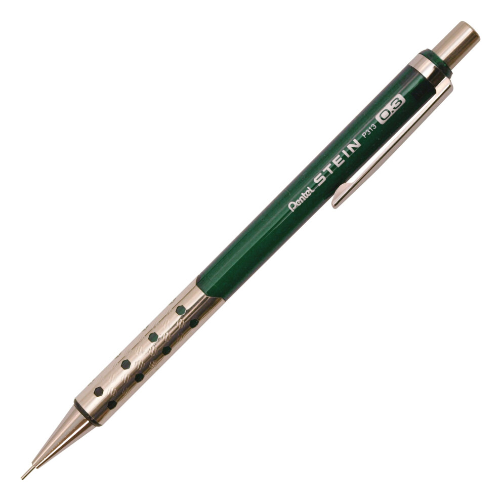 Pentel Ain Mechanical Pencil  0.3mm  Clear Green (P313-CD)