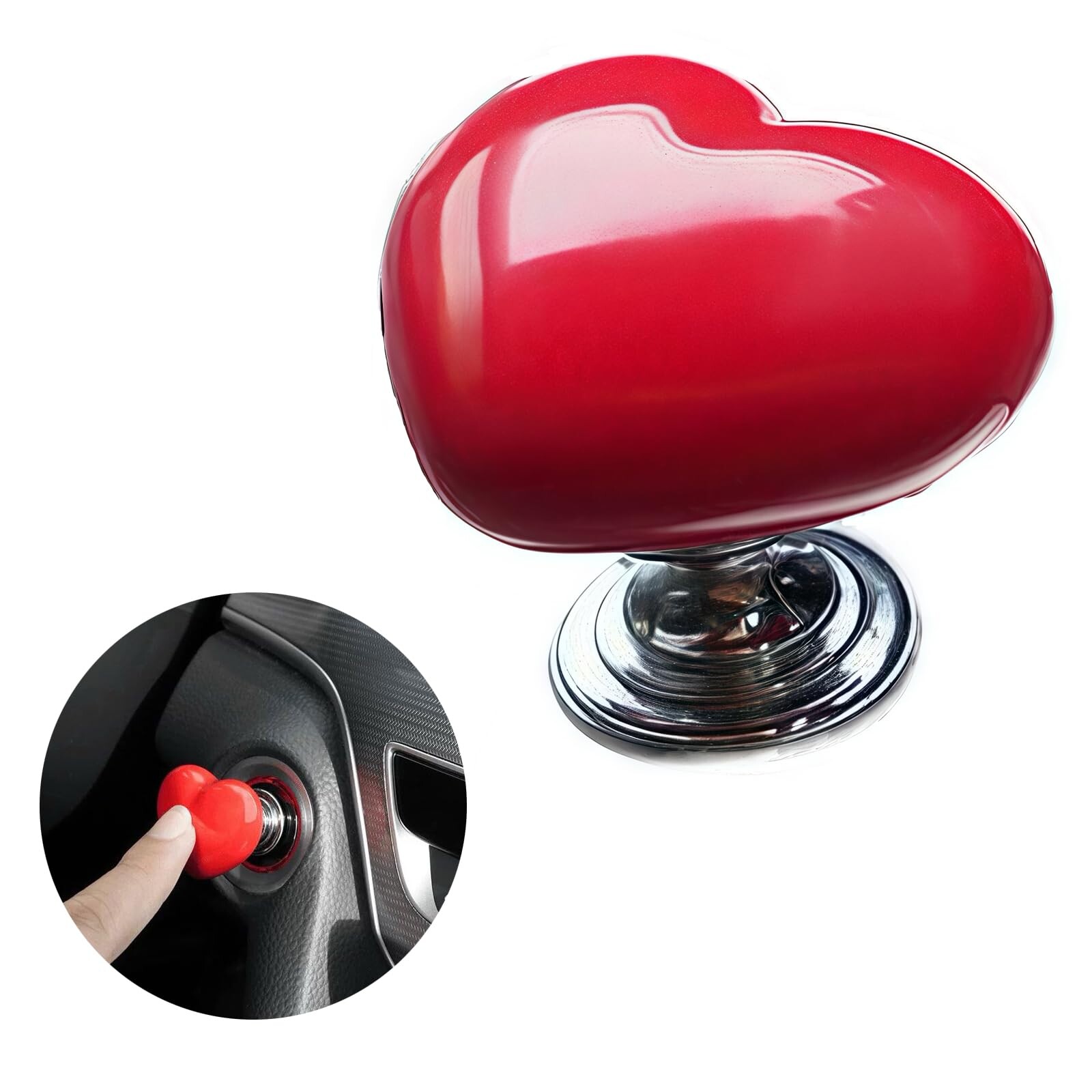 Bouton De Démarrage Décoratif Voiture - Style Joystick/boule Bascule, Pour Personnaliser L'habitacle - 6