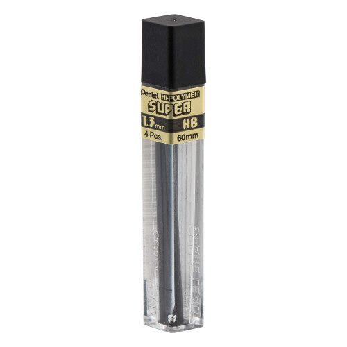 Pentel PentelCH13BPHB2 Super Hi-Polymer Lead Refill (1.3mm) HB  8Pcs/Tube  2Pk 1