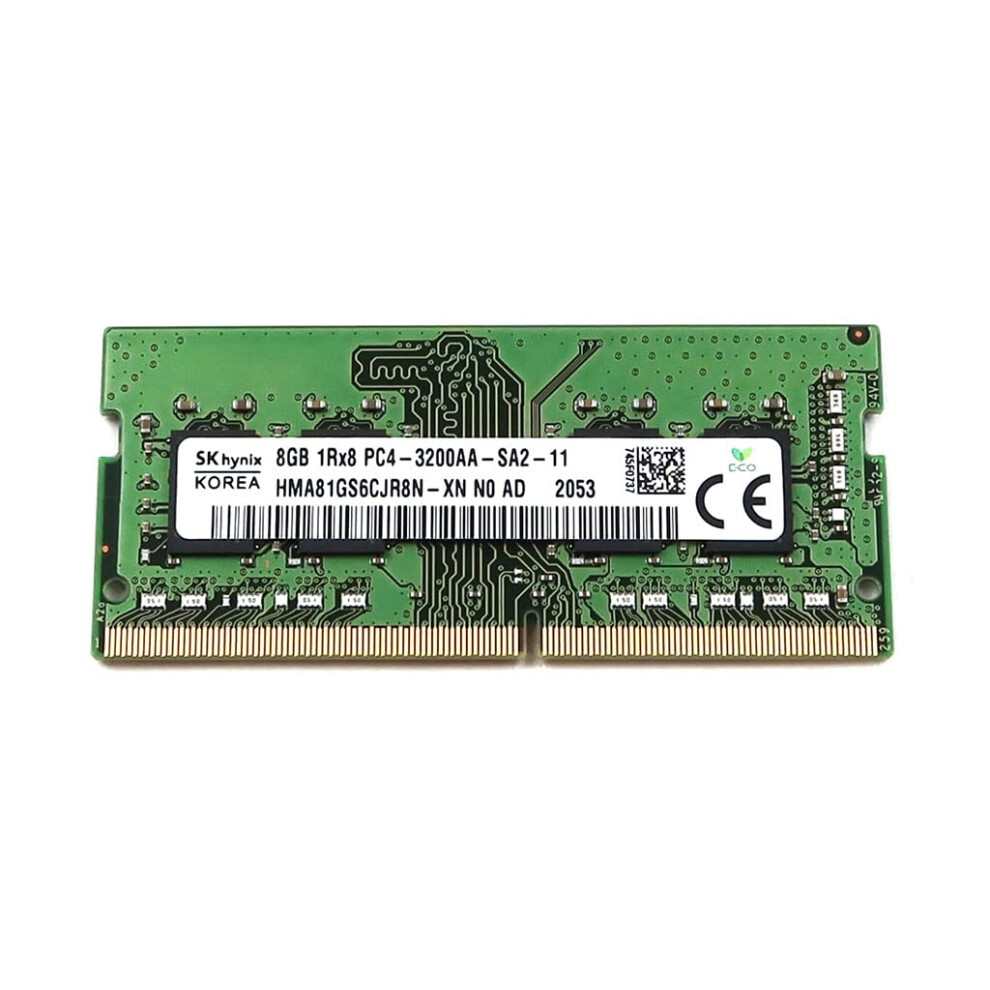 Sk Hynix 8Gb Sodimm Ddr4 3200 Pc4 3200Aa 1Rx8 Hma81gs6cjr8n-Xn Laptop Ram Memory So-Dimm For Dell Hp Lenovo And Other Systems 840307302205