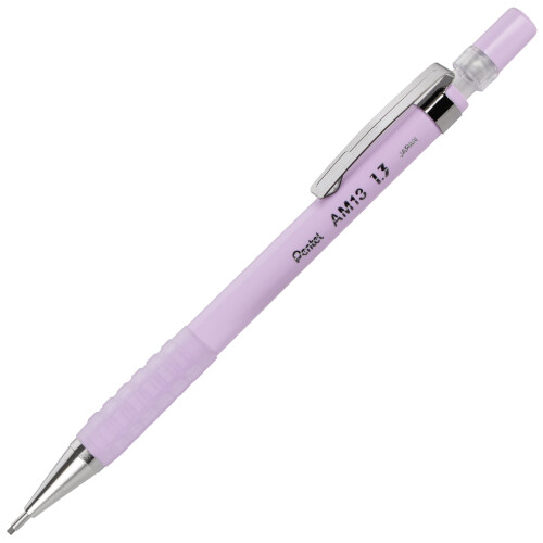 Pentel Lápis Mecânico Pentel Sharp 1.3mm, Traço Extra Grosso, Refil Incluído, Cor Pastel Violeta 1
