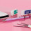 Pentel Lápis Mecânico Pentel Sharp 1.3mm, Traço Extra Grosso, Refil Incluído, Cor Pastel Violeta 3