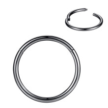FOLLOWMOON 11 mm Septumring, schwarzer Nasenring, 20 Gauge, Nasenring, Helix, Daith, Tragus-Ohrringe, Scharniersegment, Septum, Clicker, Lippenringe,