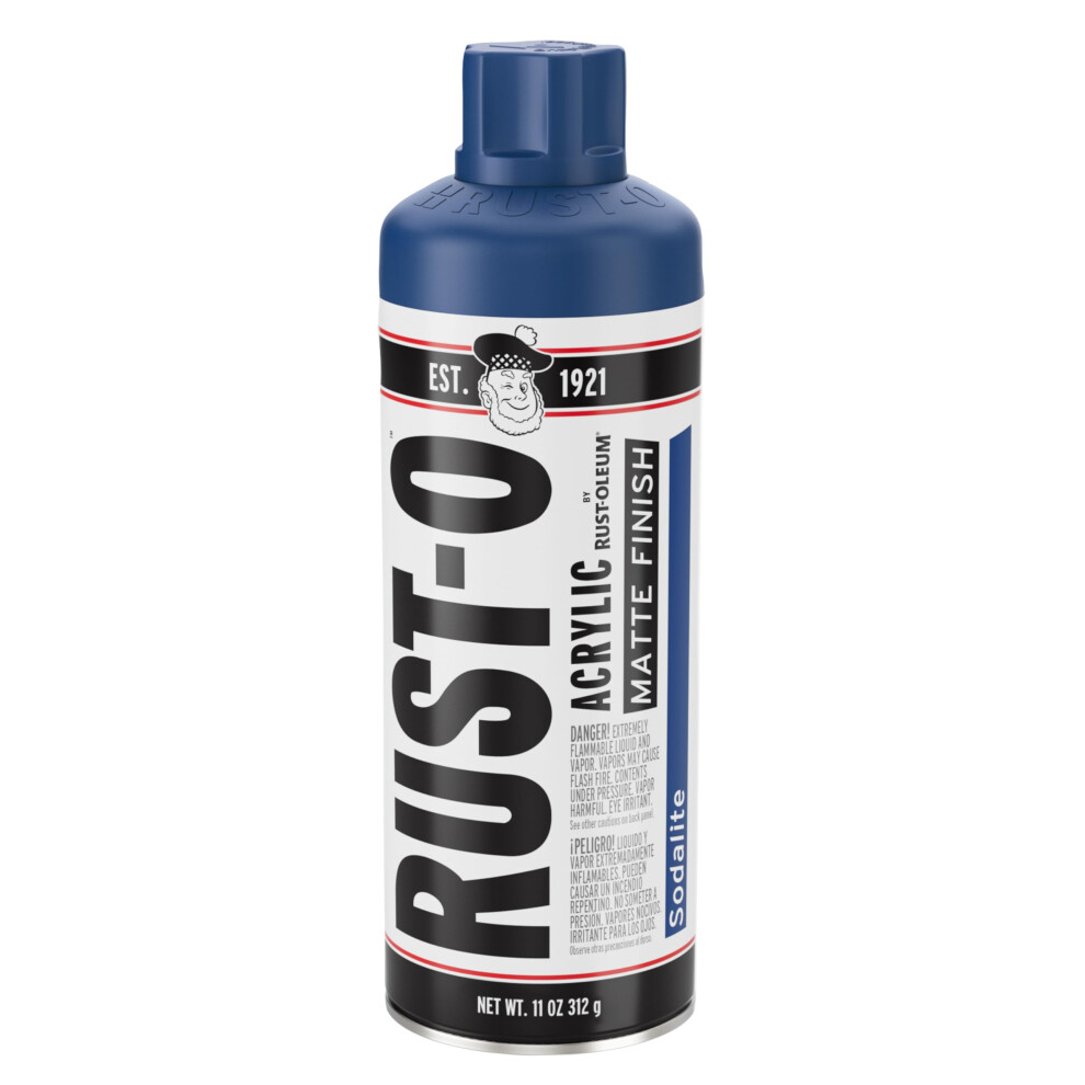 Rust-Oleum Rust-O Acrylic Artist Spray Paint  11 oz  Matte Sodalite