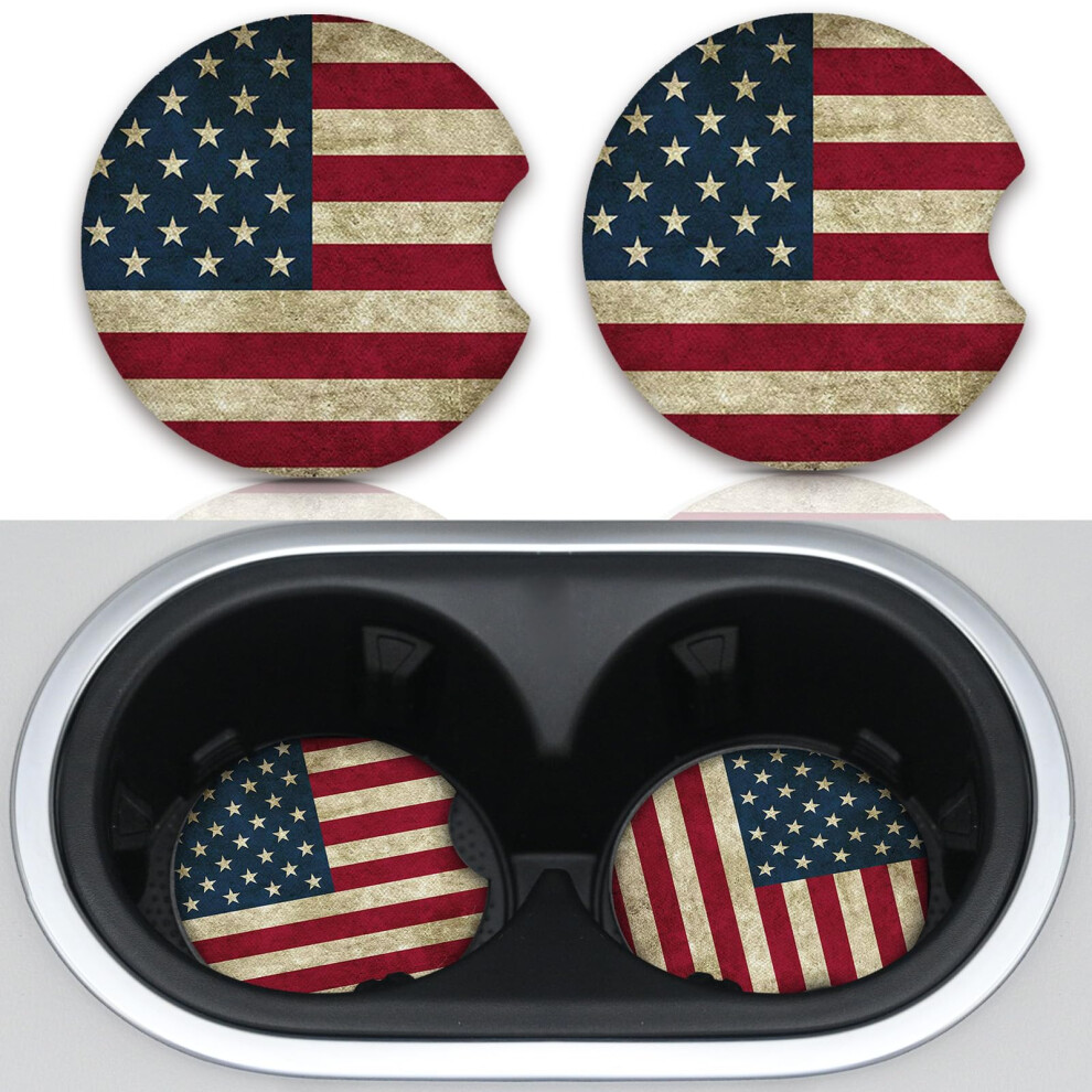 Car Coasters For Cup Holders Car Cup Holder Coasters 2 Pack Cup Holder Coasters For Car Anti Slip Rubber Car Cup Mat With A Finger Notch Cute Car I 721527425038