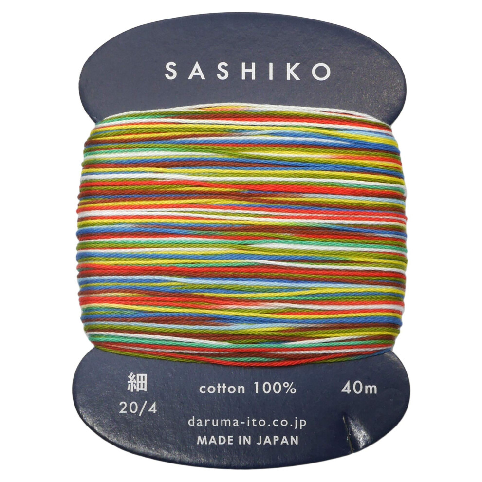 Yokota Sashiko Filo Diluente Peso 40 M Colore 501 - Carta Baloon - Ricamo Giapponese-image