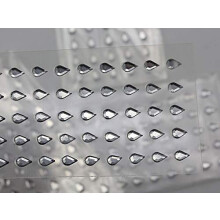 6x4mm Crystal LQ01 Teardrop Itsekiinnittyv akryyli strassit muoviset kasvot jalokivet kiinni vartalokoruihin tee-se-itse-kortteja ja kutsuja varten