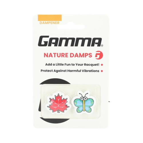 GAMMA Nature Tenisz csillapt - Maple Leaf & Butterfly - 2 db