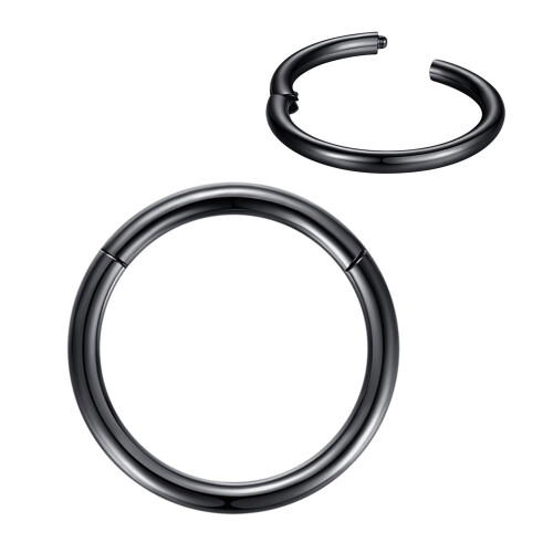 FOLLOWMOON Anel Septum 9mm Ouro Rosa 20g Para Nariz, Helix, Daith, Tragus e Lábios