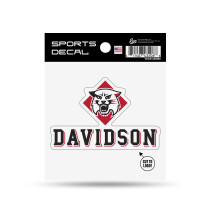 Rico Industries NCAA Davidson Wildcats elsodleges logja 4"""" x 4"""" sportmatrica