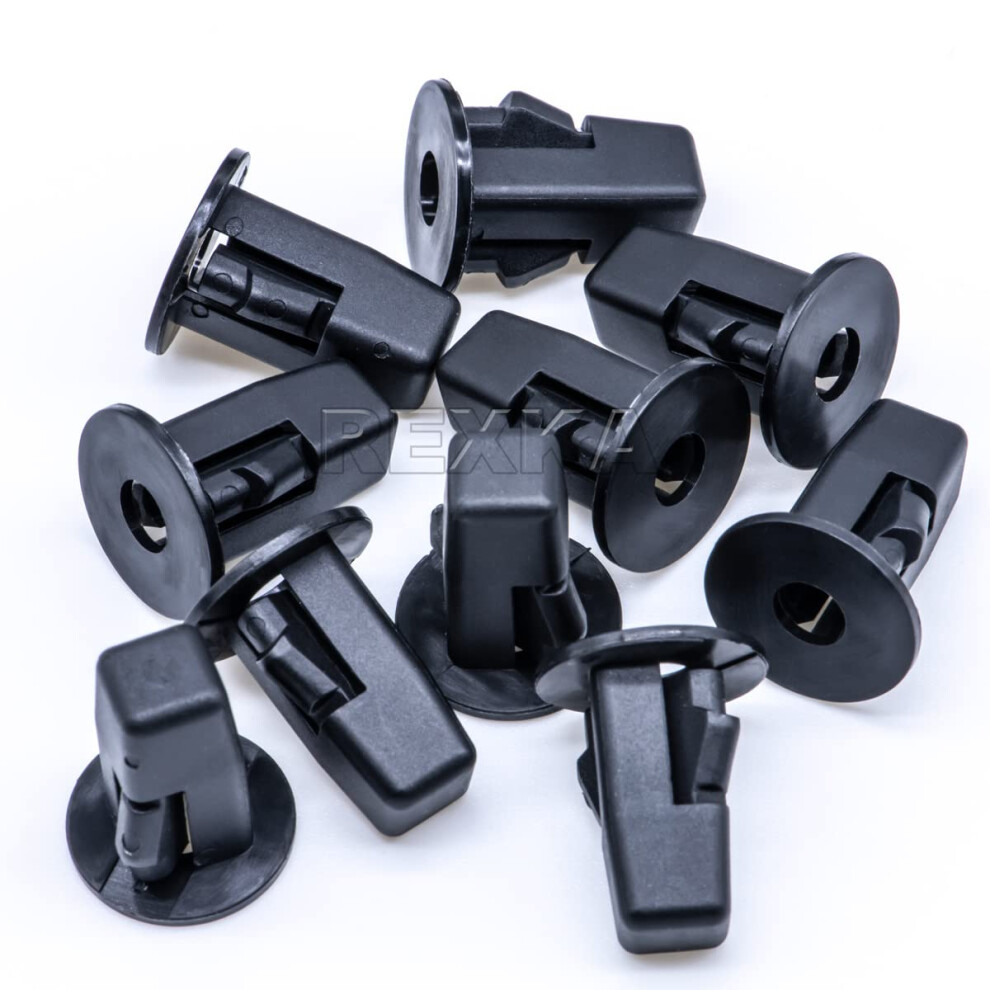 Rexka 10Pcs Fender Liner Clips Screw Grommet Retainer Compatible With Toyota 90189-06214 Tacoma Tundra 643375929950