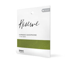 DAddario Woodwinds - Organic Reserve Soprano Saxophone Reeds - Soprano Sax Reeds - Individually Sealed - Filed Strength 3 3-Pack
