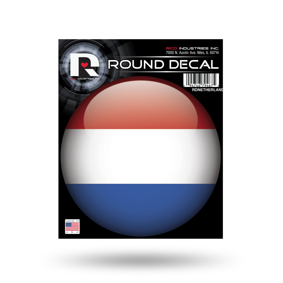Adesivo Statico Rotondo Della Nazionale Di Calcio Olandese-image